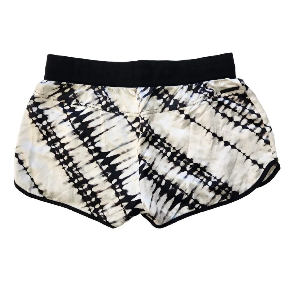 Blanc Noir Venice Silk Shorts‎ Womens M Tie Dye Lounging Lightweight Pull On